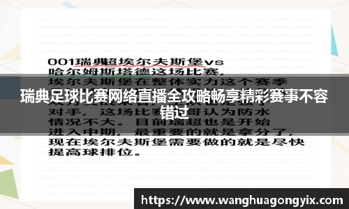 瑞典足球比赛网络直播全攻略畅享精彩赛事不容错过