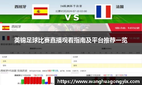 英锦足球比赛直播观看指南及平台推荐一览